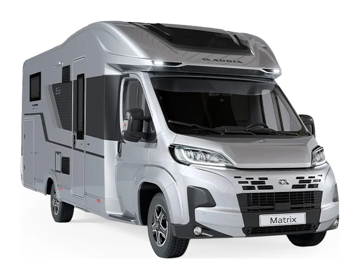 Camping-car ADRIA Matrix 60Y, vue trois quarts avant